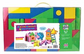 Конструктор мягкий блочный, 44 детали (Kribly Boo, 58362)